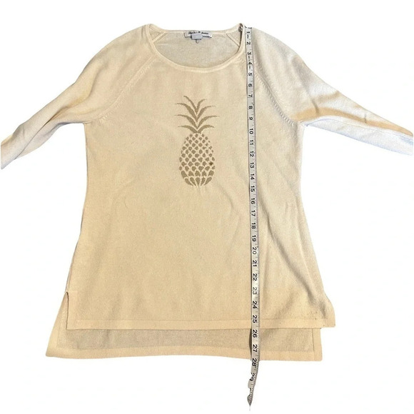Tommy Bahama Pineapple Wool & Cashmere Sweater Size S - Picture 4 of 6